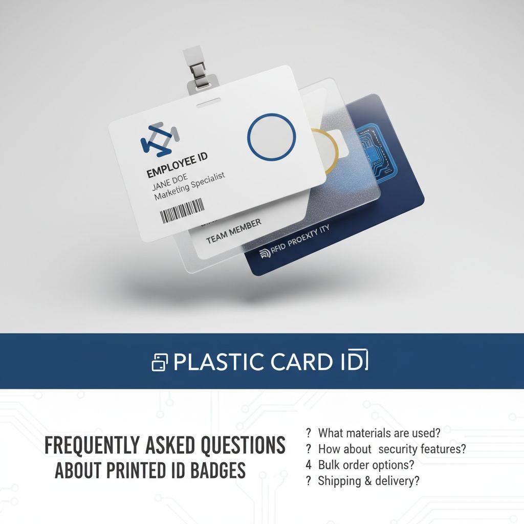 Frequently Asked Questions About Printed ID Badges