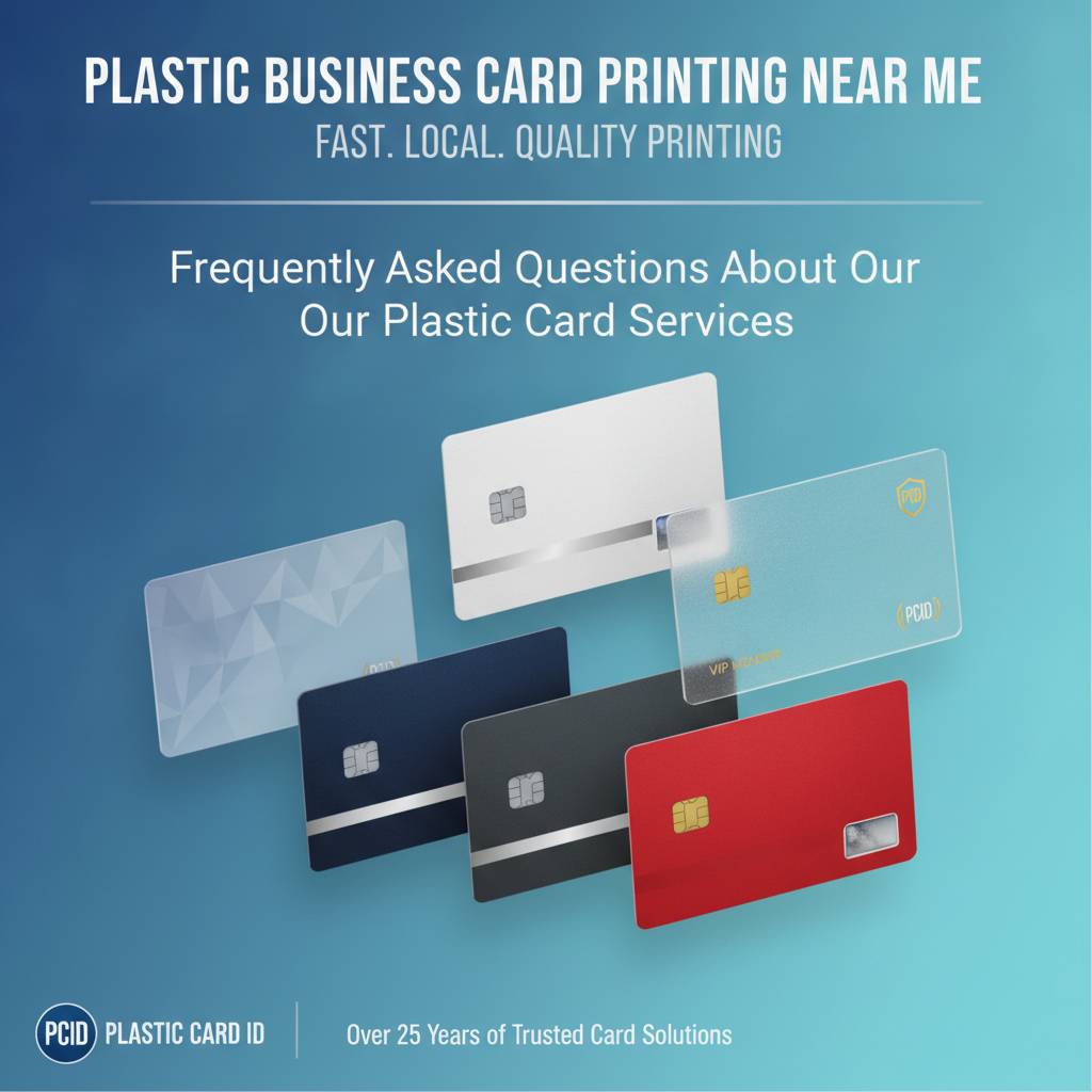 Frequently Asked Questions About Our Plastic Card Services